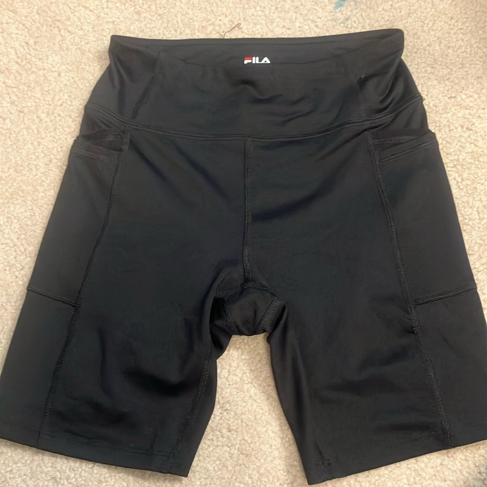 FILA SPORT black biking shorts